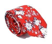 Algopix Similar Product 8 - Red Wildflower Flower Floral Tie 