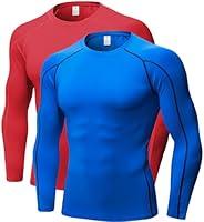 Algopix Similar Product 1 - Mens Compression Shirts Long Sleeve