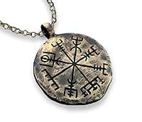 Algopix Similar Product 3 - Handcrafted Viking Compass Vegvisir
