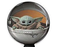 Algopix Similar Product 12 - Baby Yoda Grogu Badge Reel