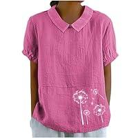 Algopix Similar Product 9 - Today 2024 Womens Summer Cotton Linen