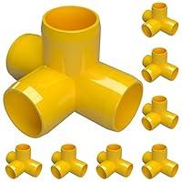 Algopix Similar Product 18 - FORMUFIT F0344WTYE8 4Way Tee PVC