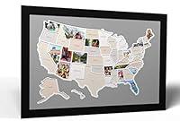 Algopix Similar Product 6 - 50 States USA Photo Map