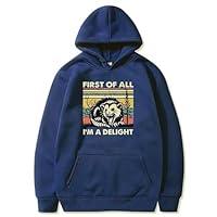 Algopix Similar Product 14 - NUFR First Of All I m A Delight Hoodie