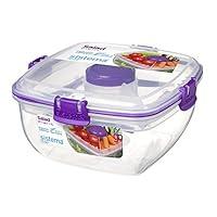 Algopix Similar Product 4 - 4Pack Sistema Klip It Salad To Go