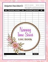 Algopix Similar Product 14 - Nanny Time Sheet Log Book