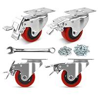 Algopix Similar Product 13 - 3 Heavy Duty Casters with Security