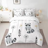 Algopix Similar Product 6 - Erosebridal Raccoon 7 Piece Comforter