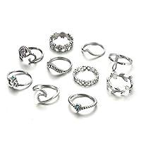Algopix Similar Product 9 - Zealmer Statement Knuckle Ring Set