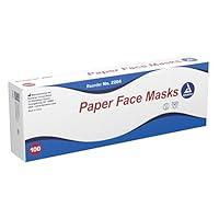Algopix Similar Product 10 - Dynarex Disposable Paper Mask with