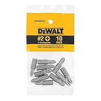 Algopix Similar Product 10 - DeWalt DW2002B10 #2 1" Bit Tips 10pcs