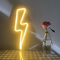 Algopix Similar Product 10 - Neon Signs Lightning Bolt Battery