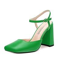 Algopix Similar Product 19 - WAYDERNS Green Slingback Heels for