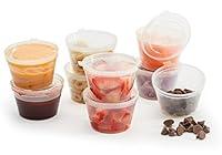 Algopix Similar Product 15 - 110 Pack Leak Proof Condiment Freezer