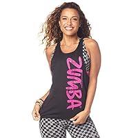 Algopix Similar Product 7 - Zumba Fitness Black Loose Gym Tank