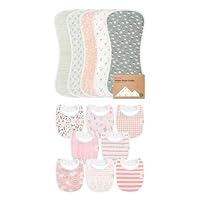 Algopix Similar Product 7 - KeaBabies 5Pack Burp Cloths for Baby