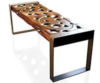 Algopix Similar Product 17 - PacificDrift Reclaimed Fir Wood Bench