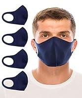 Algopix Similar Product 10 - unik NAVY Cloth Face Cover Economy 4