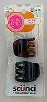 Algopix Similar Product 16 - Scunci NoSlip Grip Jaw Clips 6 Count