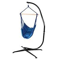 Algopix Similar Product 19 - Sunnydaze Hanging Rope Hammock Chair