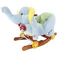 Algopix Similar Product 19 - Rocking Horse Plush Animal Elephant