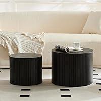 Algopix Similar Product 1 - YOPENG 1917 Fluted Coffee Table