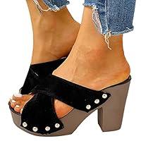 Algopix Similar Product 1 - ZYAHHFAC Platform Sandals Women chunck