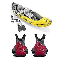 Algopix Similar Product 14 - Intex Explorer Inflatable Kayak wAir