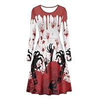 Algopix Similar Product 17 - Showudesigns Halloween Dress for Women