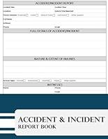 Algopix Similar Product 1 - Accident  Incident Report Book