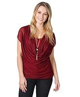Algopix Similar Product 4 - KRISP 4749WINSM Layered Cowl Neck