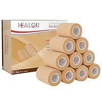 Algopix Similar Product 8 - HEALQU Self Adhesive Bandage Wrap  12