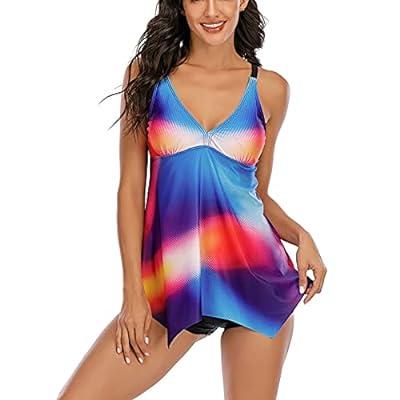 Woman Swimming Suit Long Ladies With Bikini Sexy Rainbow Swimwear