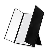 Algopix Similar Product 2 - FLYMEI TriFold Makeup Mirror LED