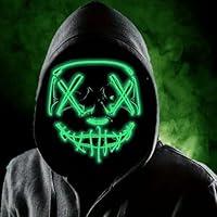 Algopix Similar Product 6 - Boolavard Halloween Mask LED Light up