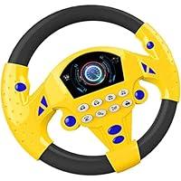 Algopix Similar Product 13 - DAGLLGEW Toy Electronic Steering Wheel