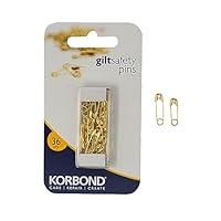 Algopix Similar Product 2 - Korbond Safety Pins Gilt110192 Gold