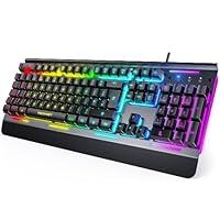 Algopix Similar Product 5 - TECKNET RGB Gaming Keyboard 105 Keys