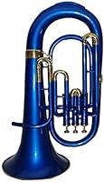 Algopix Similar Product 14 - Bb Flat Blue Brass Euphonium With Free