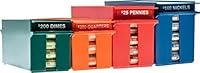 Algopix Similar Product 4 - Nadex Rolled Coins Storage Boxes with