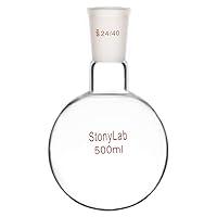 Algopix Similar Product 14 - StonyLab Glass 500ml Heavy Wall Single
