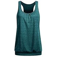 Algopix Similar Product 6 - Women Summer Tank Top Racerback Casual
