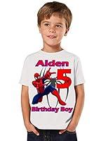 Algopix Similar Product 11 - Spiderman Birthday Shirt Add Any Name