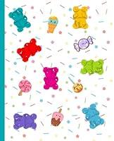 Algopix Similar Product 7 - Composition Notebook Colorful Gummy