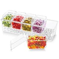 Algopix Similar Product 14 - Lifewit Ice Chilled Condiment Caddy