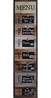 Algopix Similar Product 8 - Weekly Menu Board Vertical Reclaimed