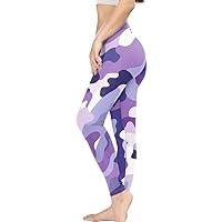 Algopix Similar Product 9 - Irisjudy Purple Camouflage High Waisted