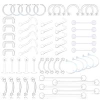 Algopix Similar Product 8 - MODRSA Mix Set Clear Piercing Retainers