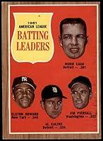 Algopix Similar Product 12 - 1962 Topps  51 AL Batting Leaders Al