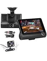 Algopix Similar Product 10 - Lychee 3 Channel Dash Cam 4 hes TFT LCD